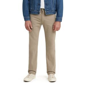 Levi's -  Men's 505 Mid Rise Regular Fit Full Straigh Tan